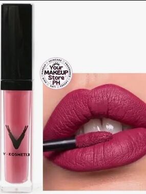 V KOSMETIK Liquid Velvet Lipstick in Bubbly 0.21oz  NIB $20
